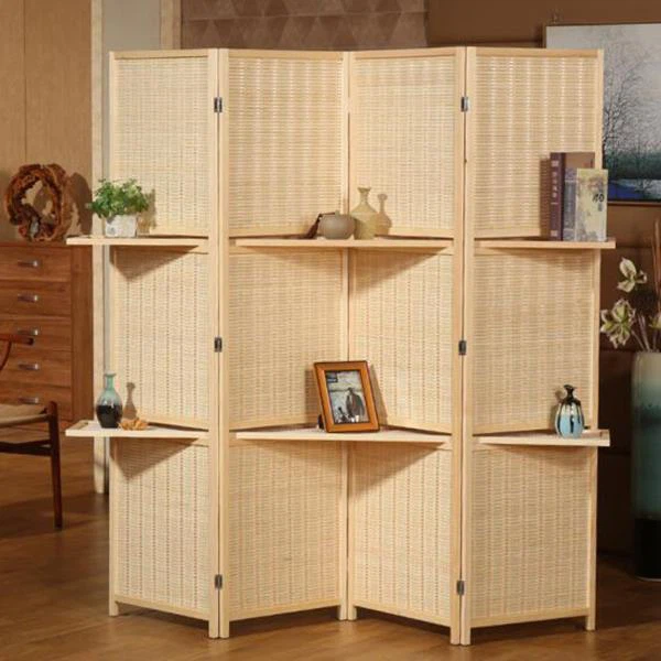 Room Dividers With 2 Display Shelves