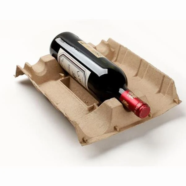Compostable Bagasse Wine Packaging Tray