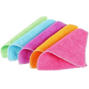 Paño de limpieza de cocina Paños de cocina Toalla de limpieza de fibra de bambú Paño de cocina