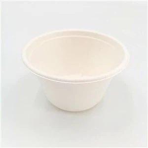 Caña de azúcar Bagazo Papel Round Bowl 700ml Ensaladeras desechables