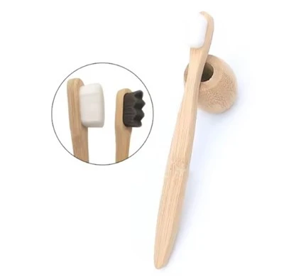 Cepillo de dientes de bambú de nano bambú biodegradable