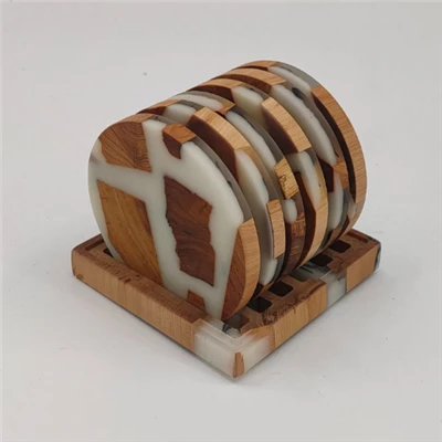 Conjunto de montaña rusa de resina epoxi moderna de 6 piezas de 6 piezas